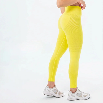 Legging sculptant 3D Narelya jaune